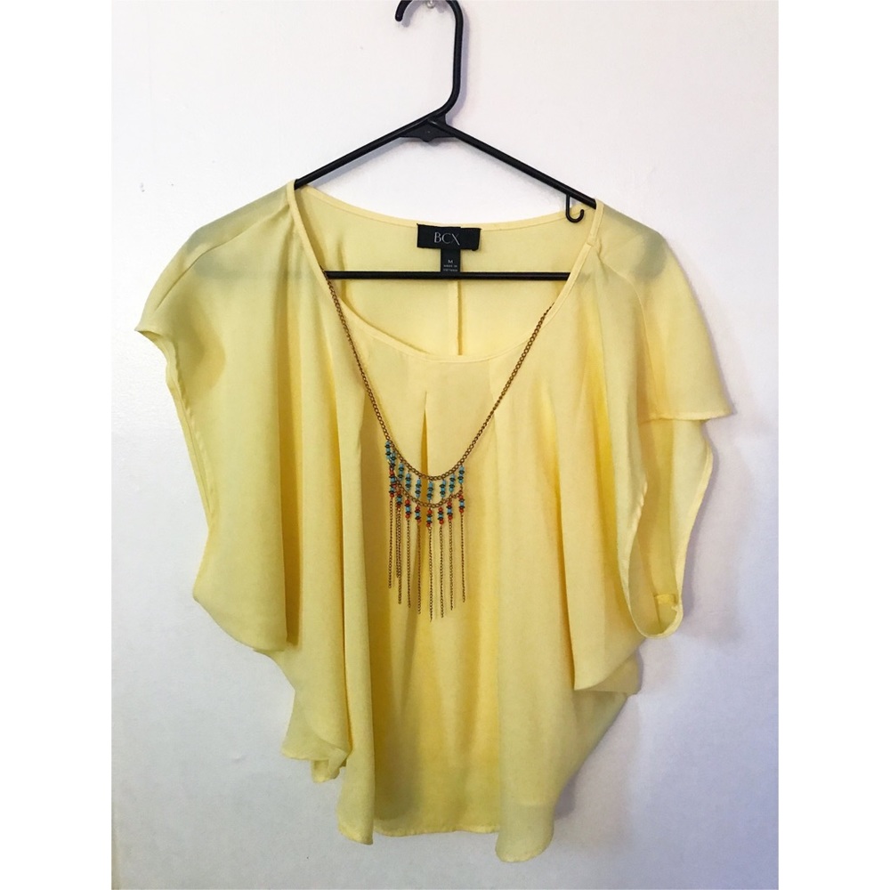 Silk Short Sleeve Top (NWOT)